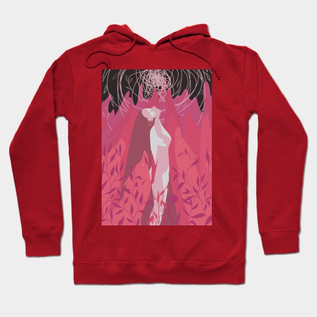 Woman who run with wolves Hoodie by Yofka